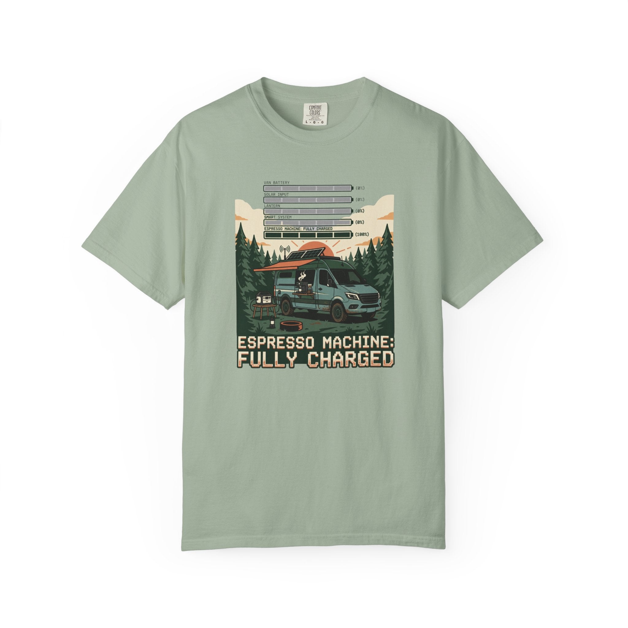 Espresso Machine Fully Charged - T-Shirt