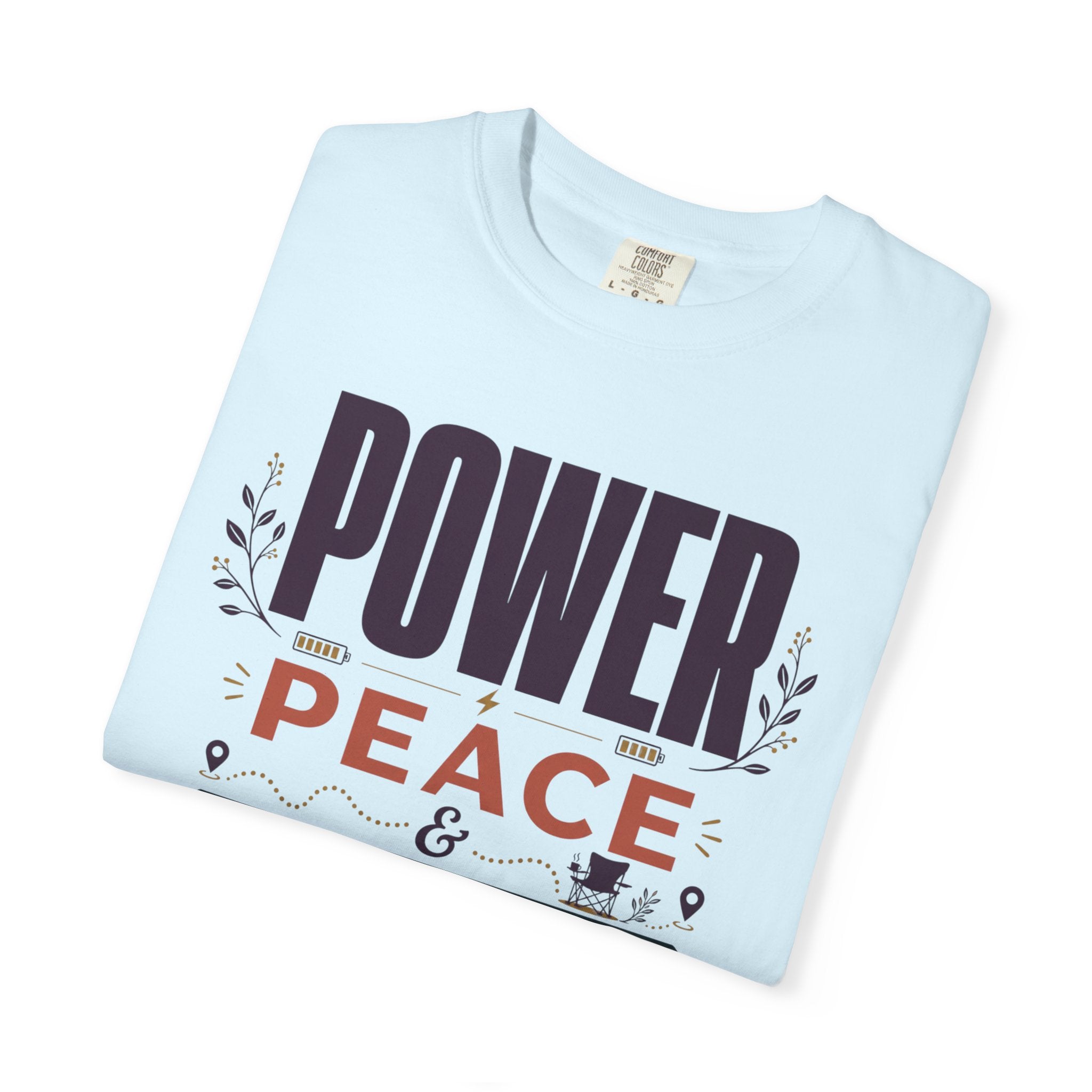 Power Peace And A Good Pull Off - T-Shirt