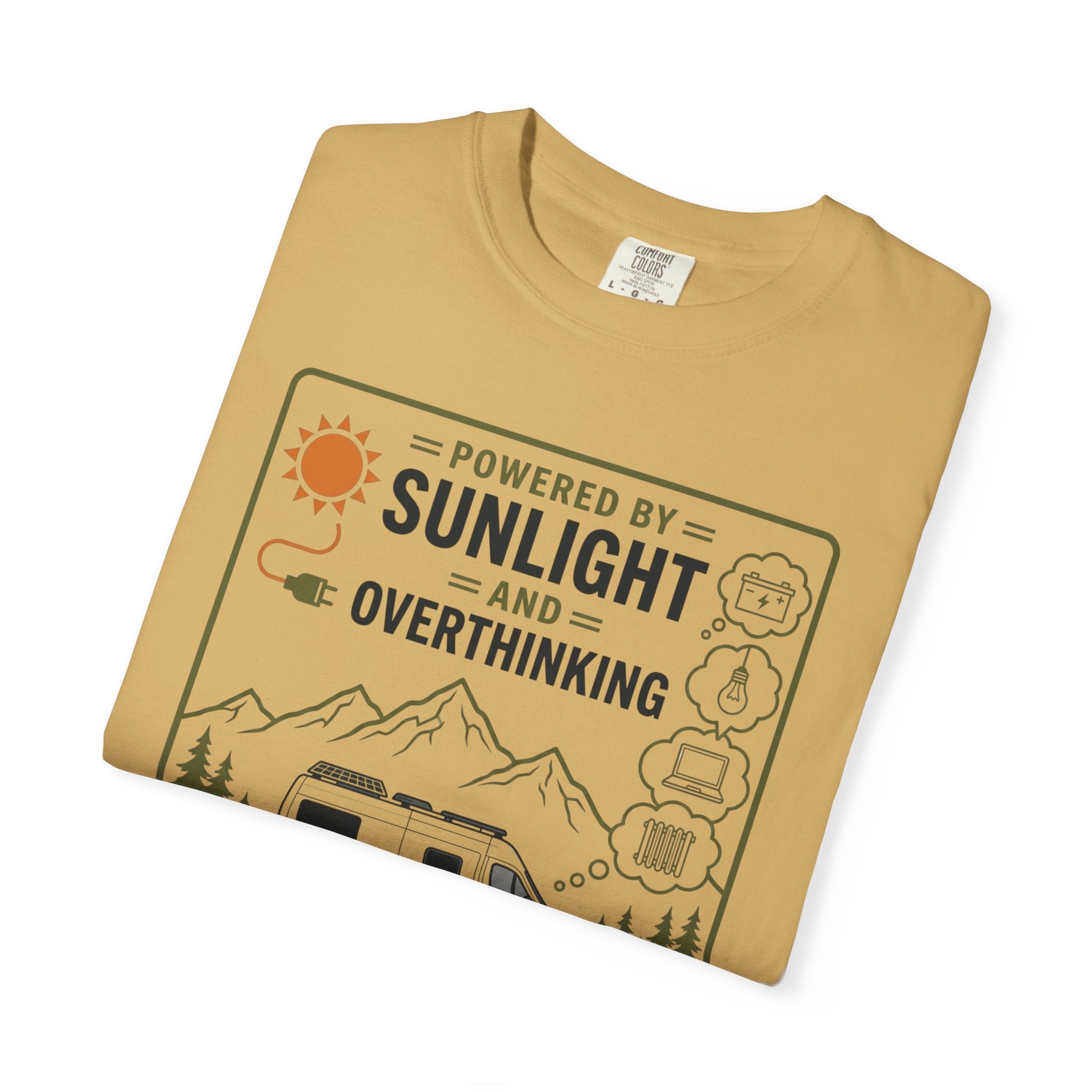 Powered By Sunlight And Overthinking - T-Shirt