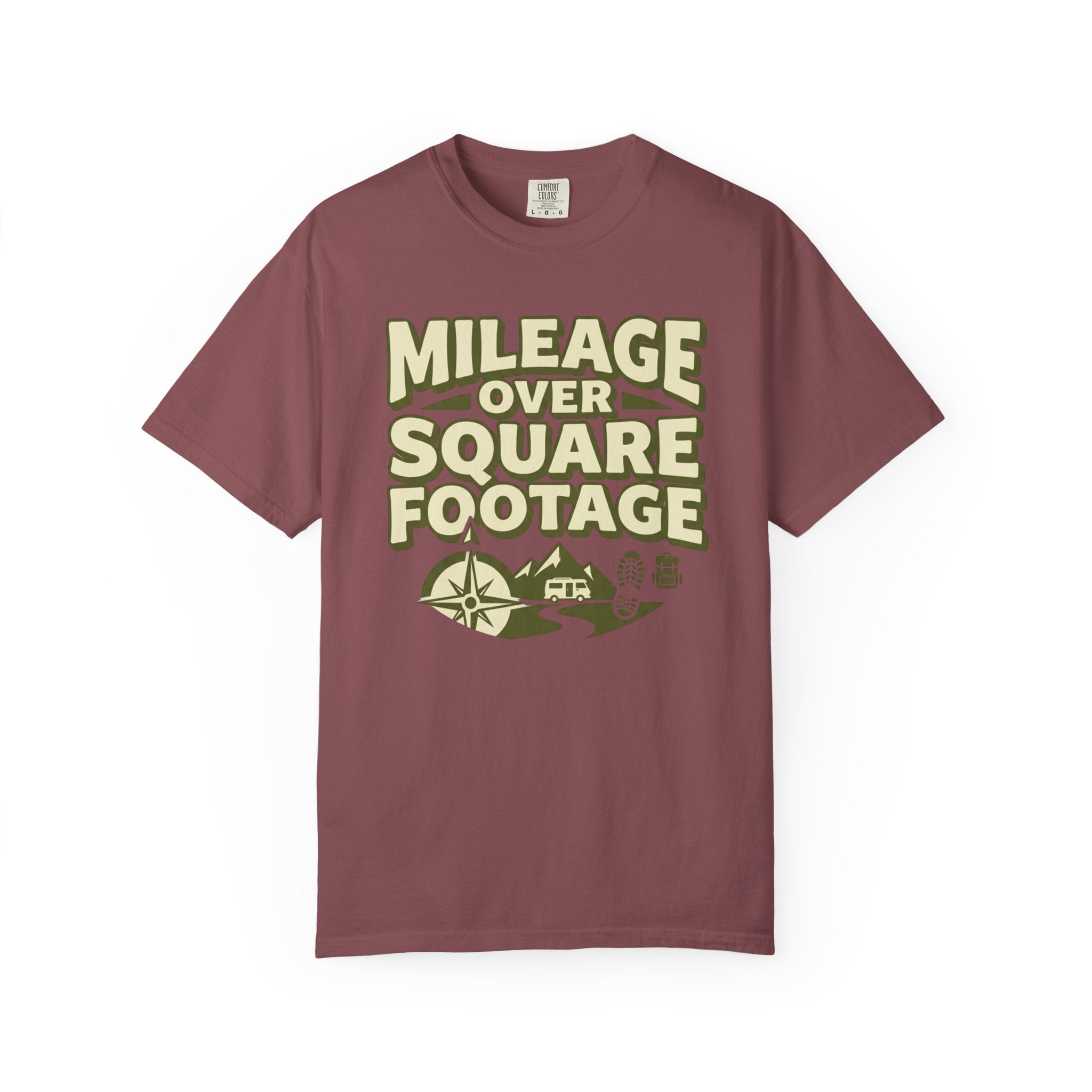 Mileage Over Square Footage - T-Shirt