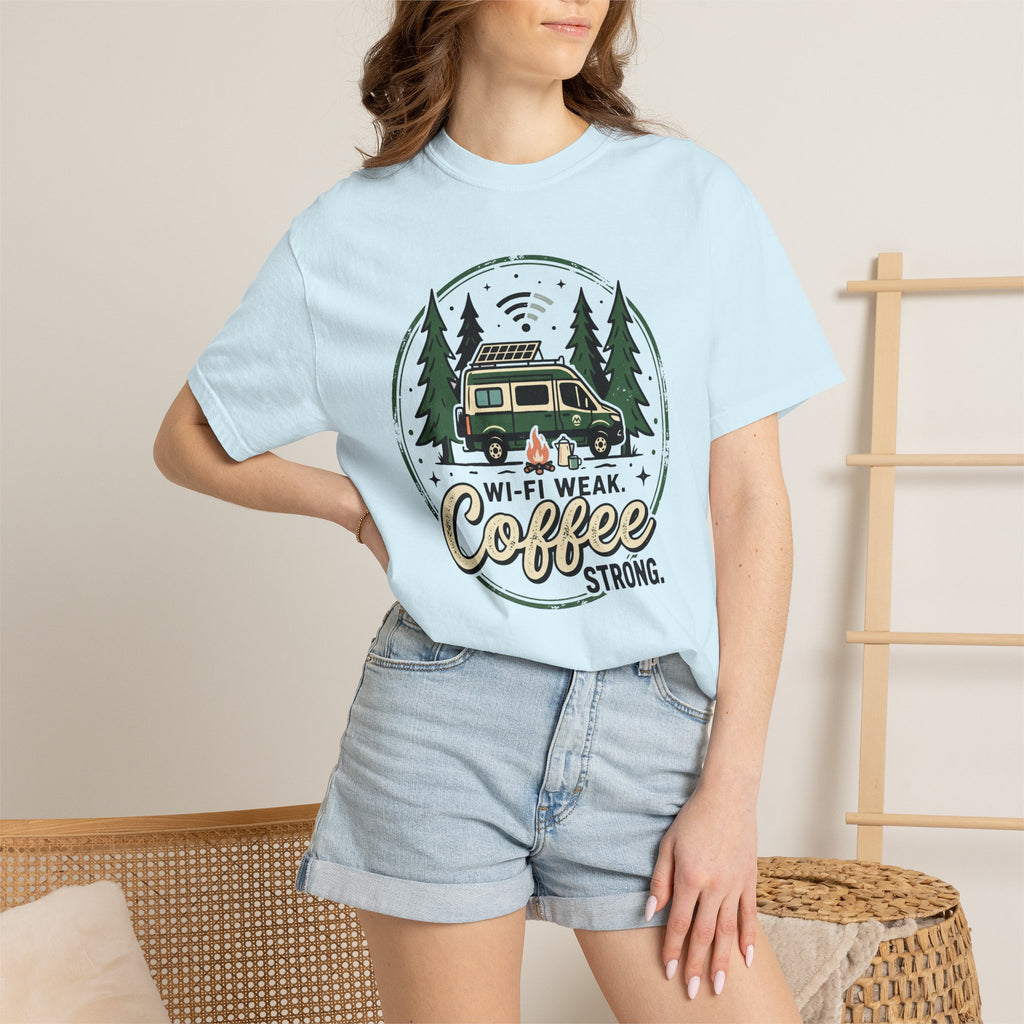 Wifi Weak Coffee Strong - T-Shirt