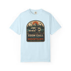 Zoom Call In The Front Mountains In The Back - T-Shirt