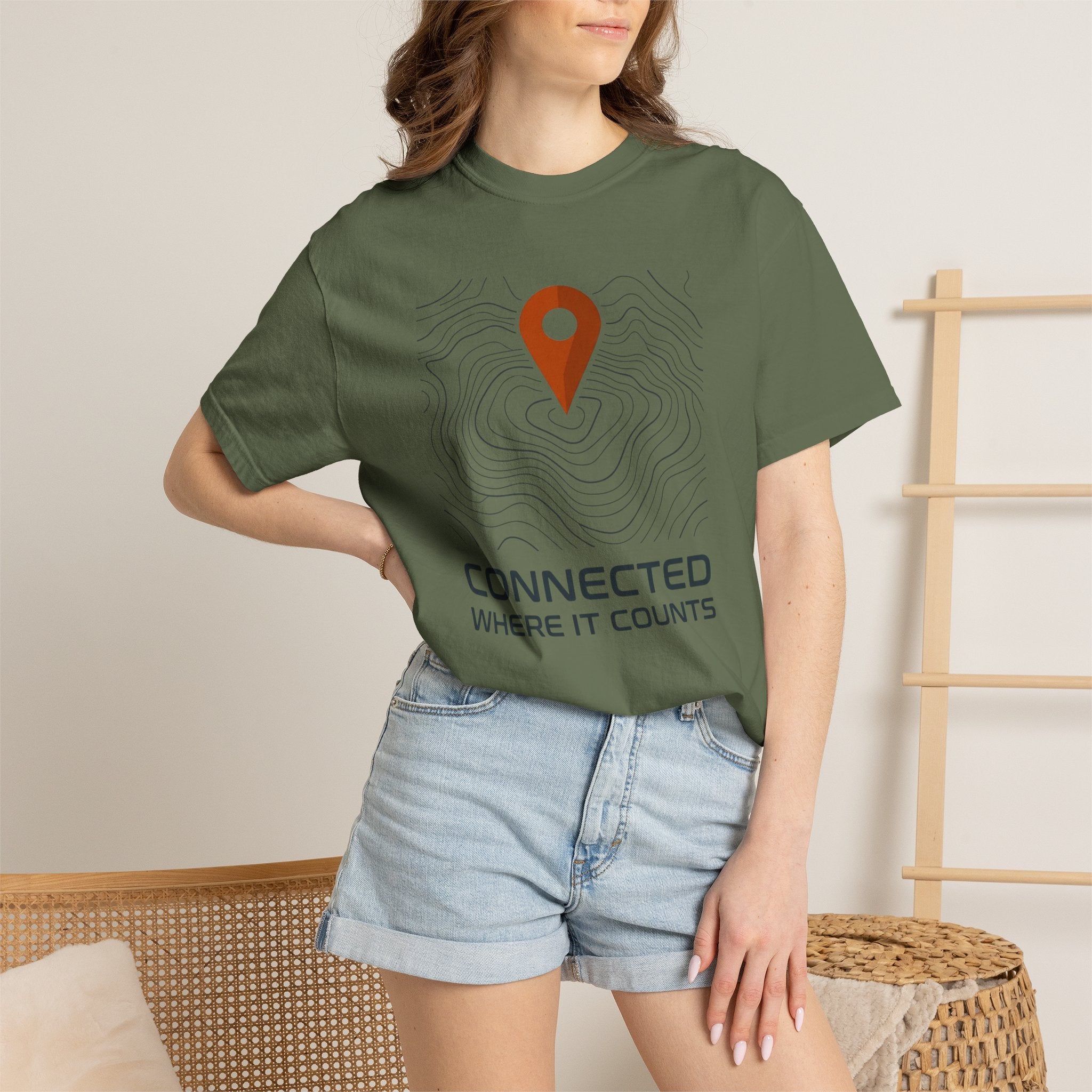 Connected Where It Counts - T-Shirt