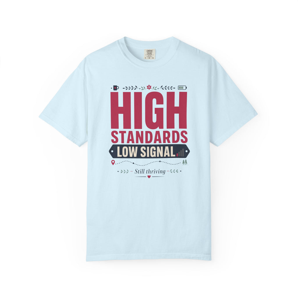 High Standards Low Signal - T-Shirt