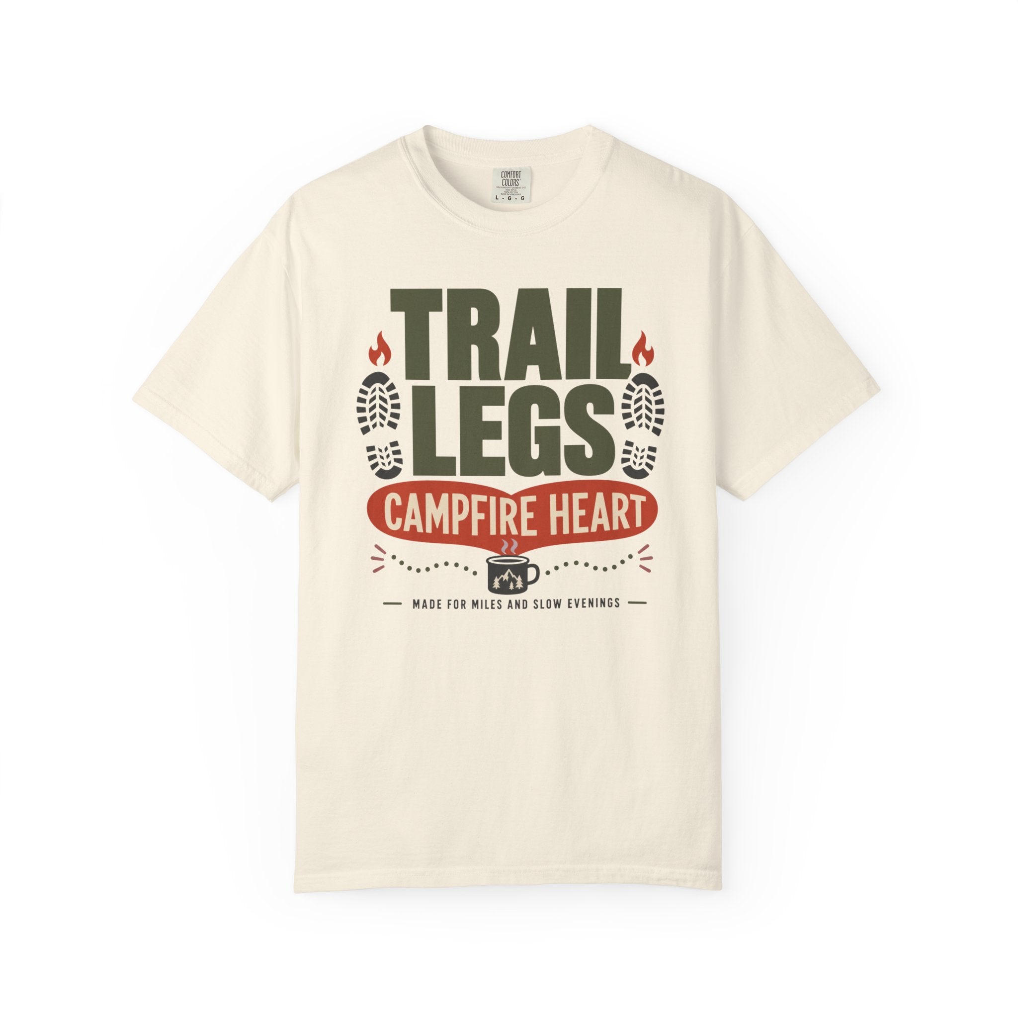 Trail Legs Campfire Heart - T-Shirt