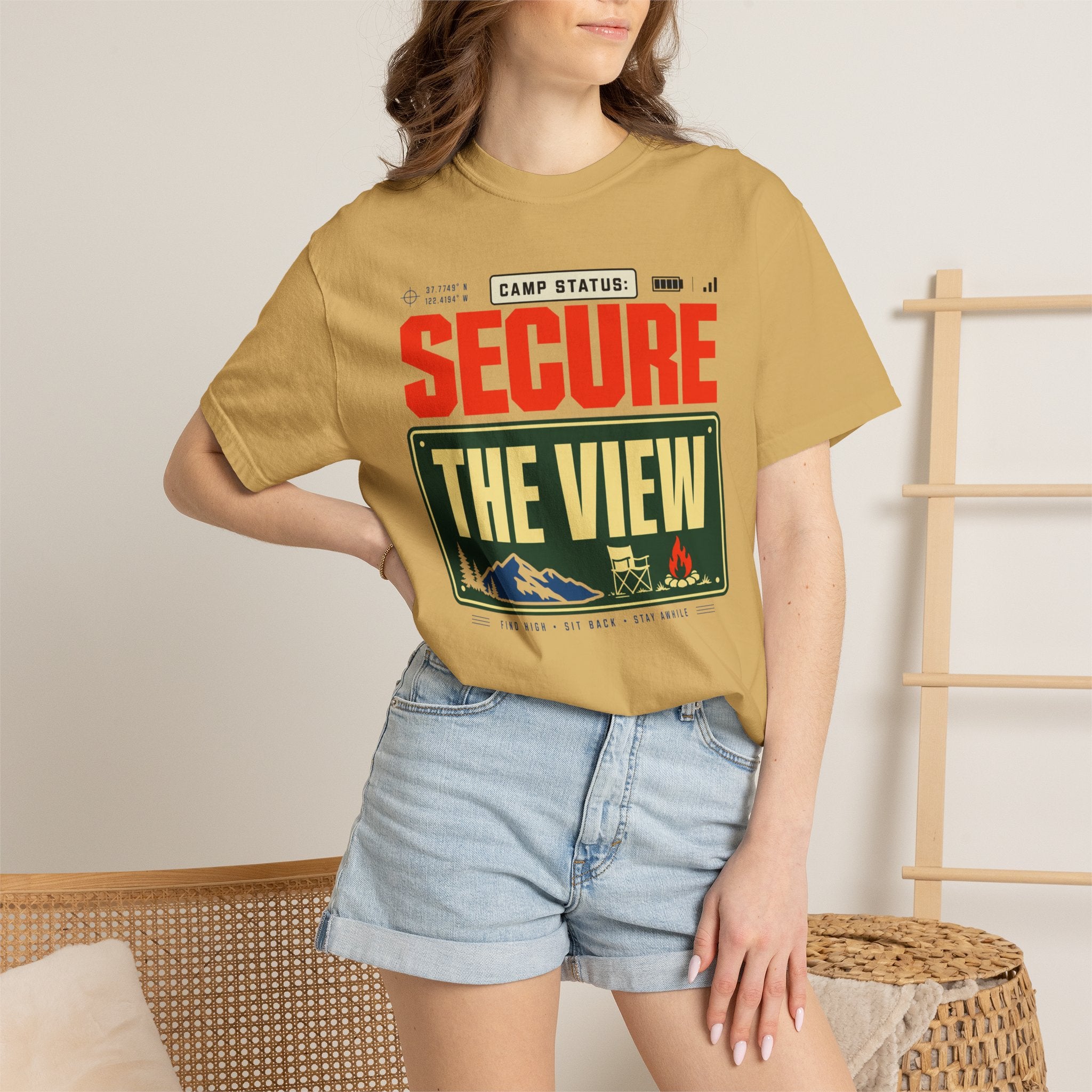 Camp Status Secure The View - T-Shirt