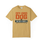 Off Grid Dog On Duty Nose - T-Shirt
