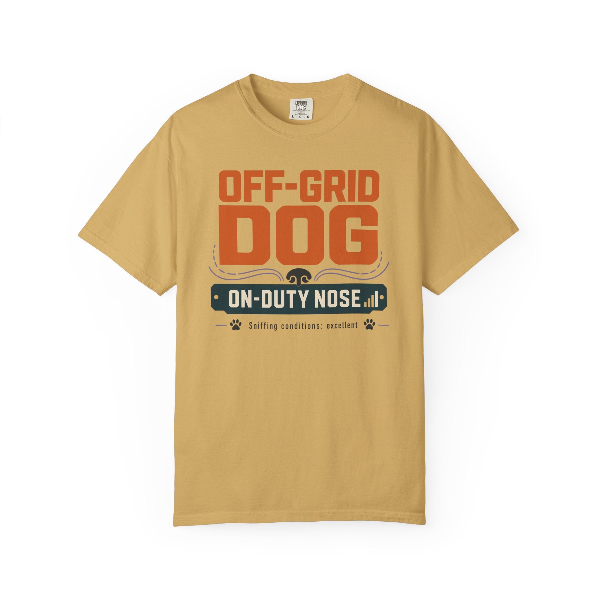 Off Grid Dog On Duty Nose - T-Shirt