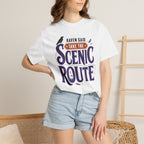 Raven Said Take The Scenic Route - T-Shirt