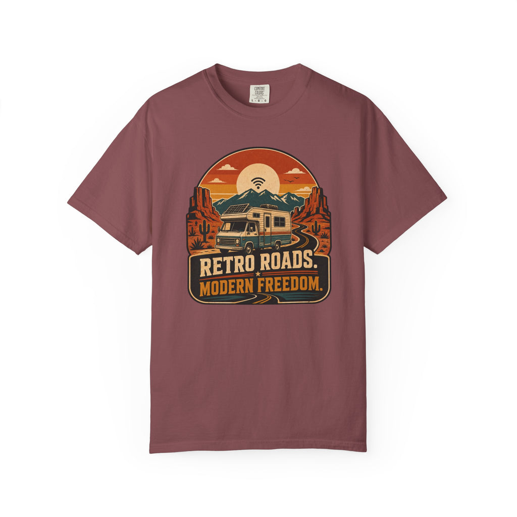 Retro Roads Modern Freedom - T-Shirt