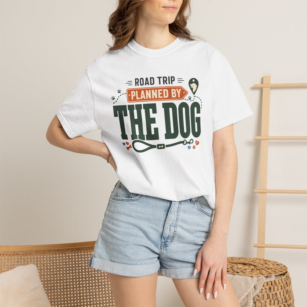 Road Trip Planned By The Dog - T-Shirt