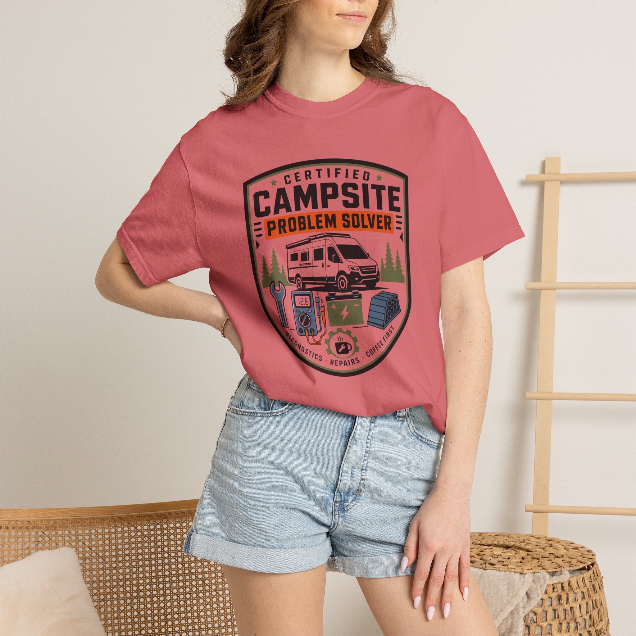 Certified Campsite Problem Solver - T-Shirt