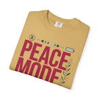 Peace Mode With Paw Prints - T-Shirt