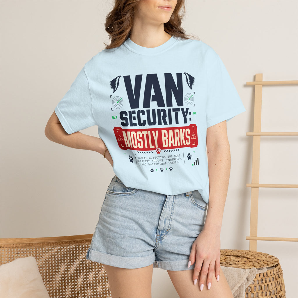Van Security Mostly Barks - T-Shirt