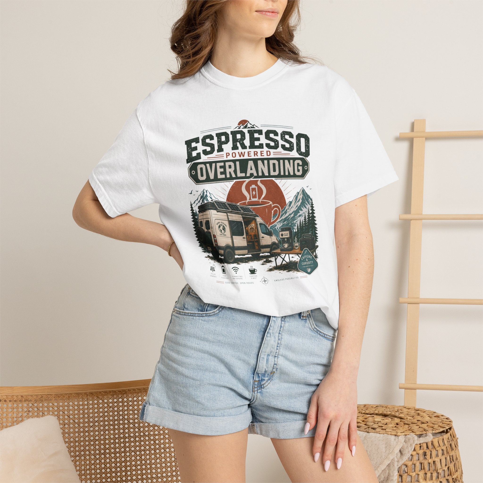 Espresso Powered Overlanding - T-Shirt