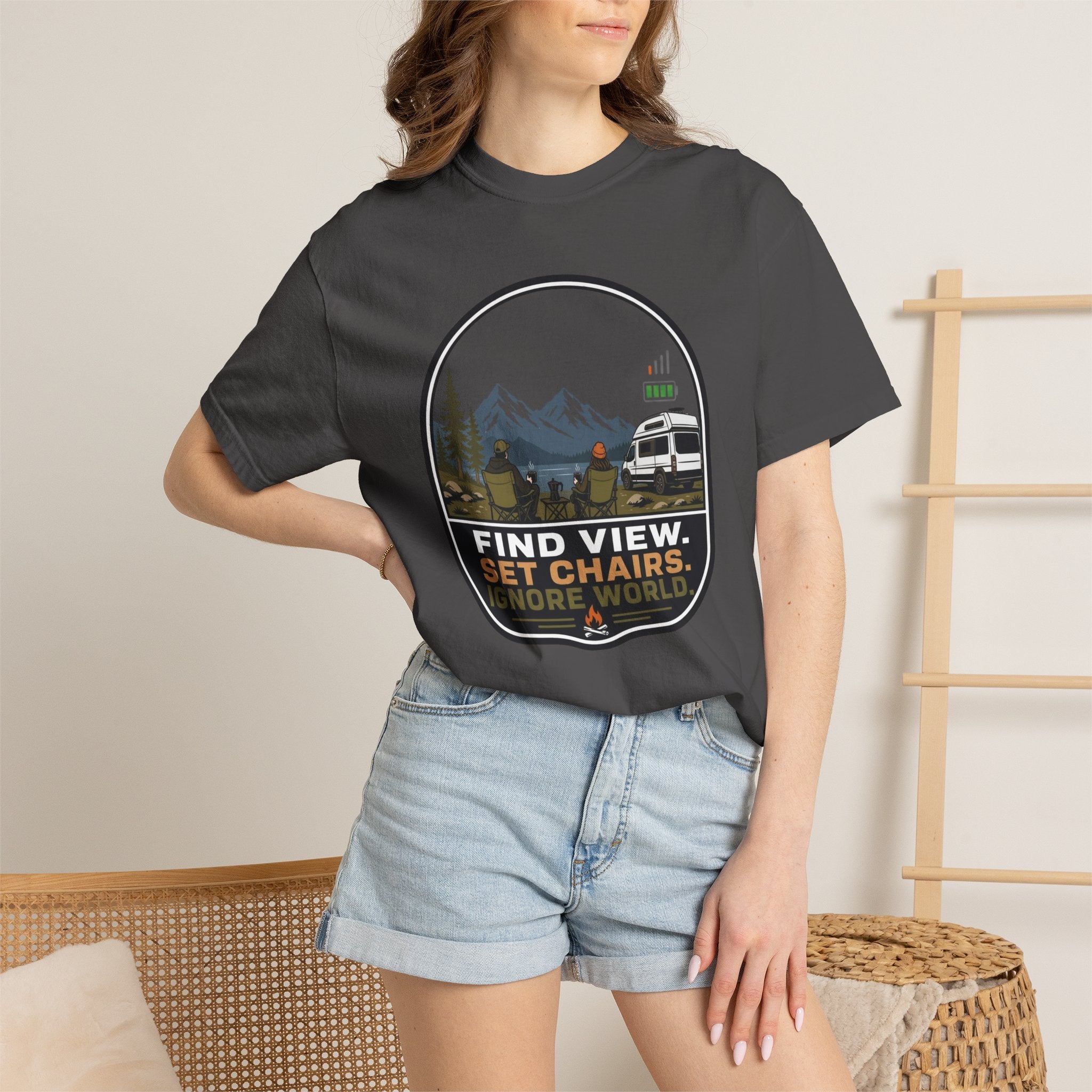 Find View Set Chairs Ignore World - T-Shirt