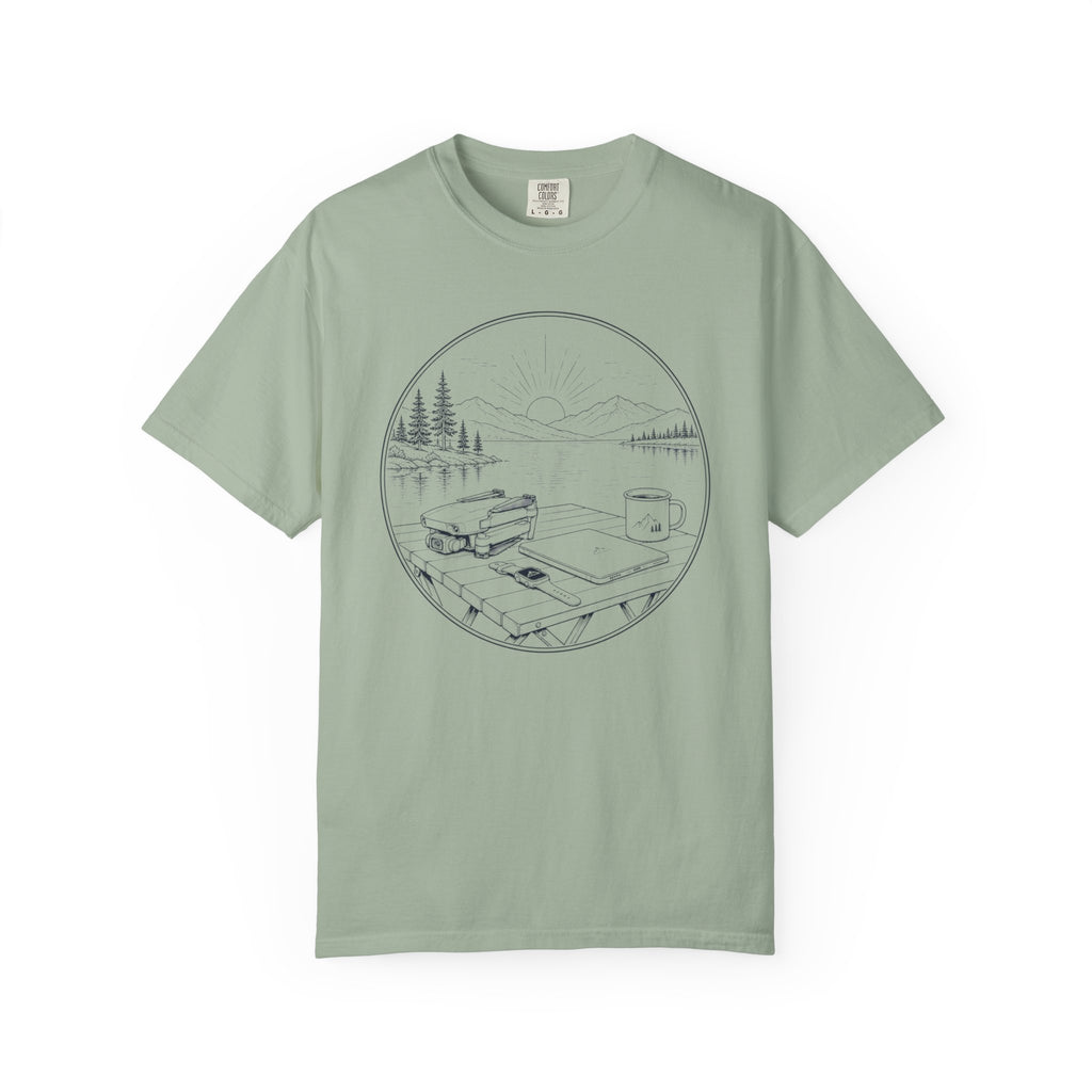 Launch Drone Before Coffee Gets Cold - T-Shirt