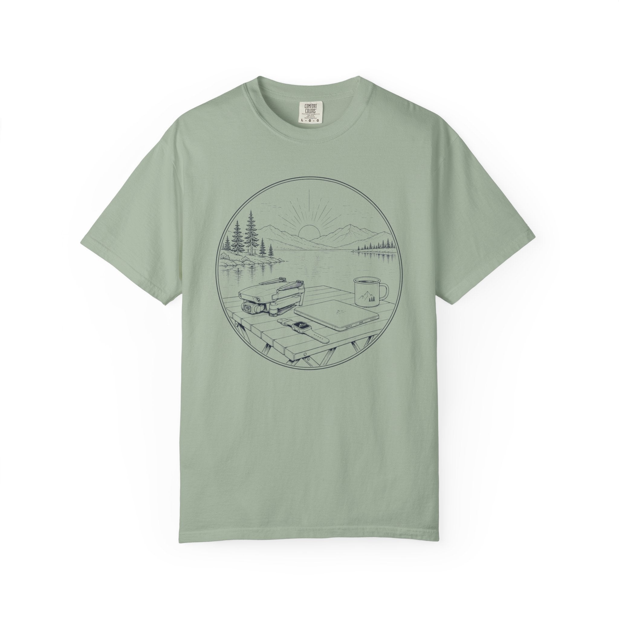 Launch Drone Before Coffee Gets Cold - T-Shirt