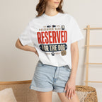 Passenger Seat Reserved For The Dog - T-Shirt
