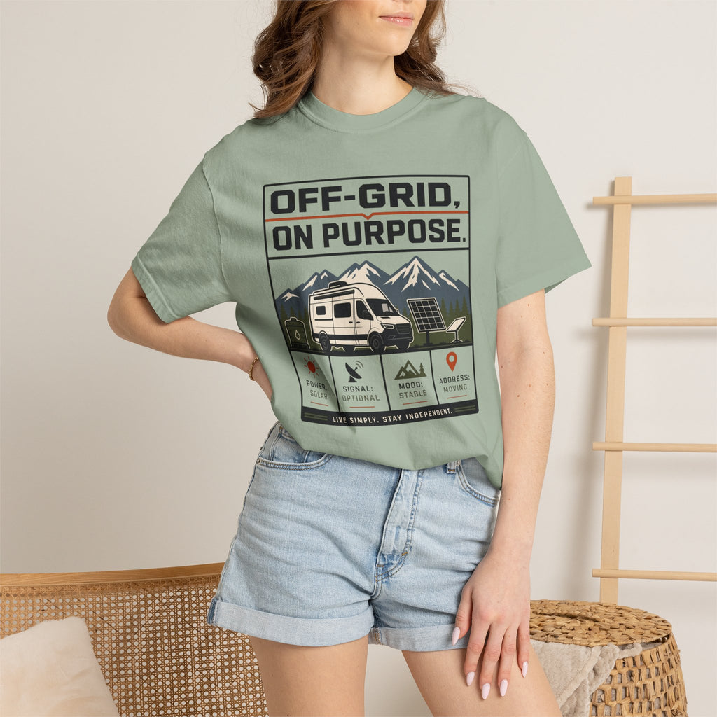 Off Grid On Purpose - T-Shirt