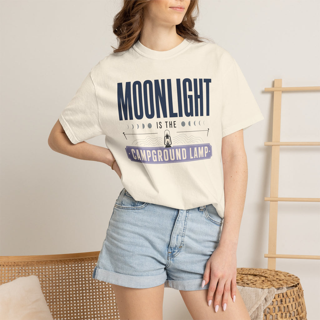 Moonlight Is The Campground Lamp - T-Shirt