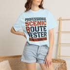 Professional Scenic Route Tester Research Never Ends - T-Shirt