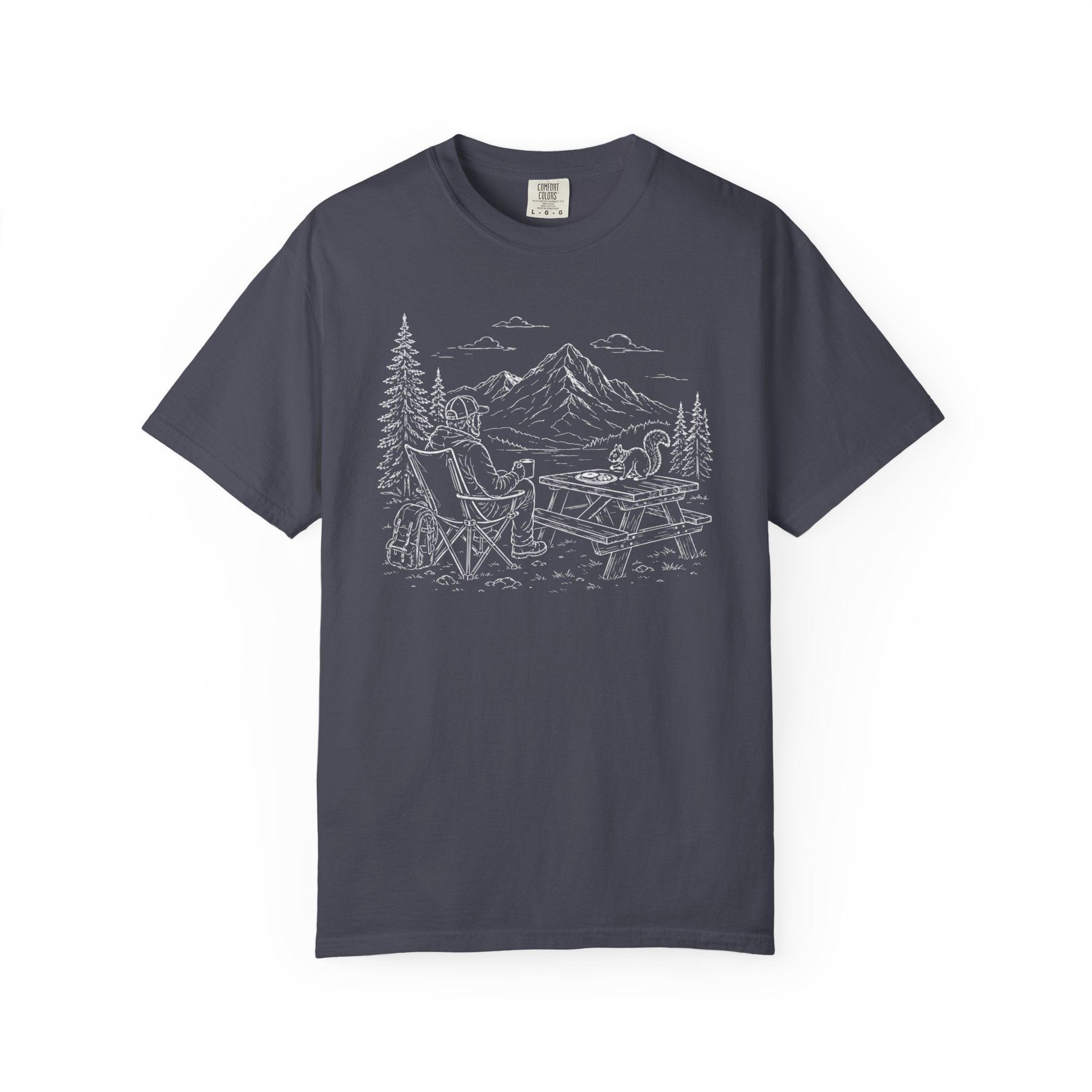 Breakfast Negotiations Favor The Squirrel - T-Shirt