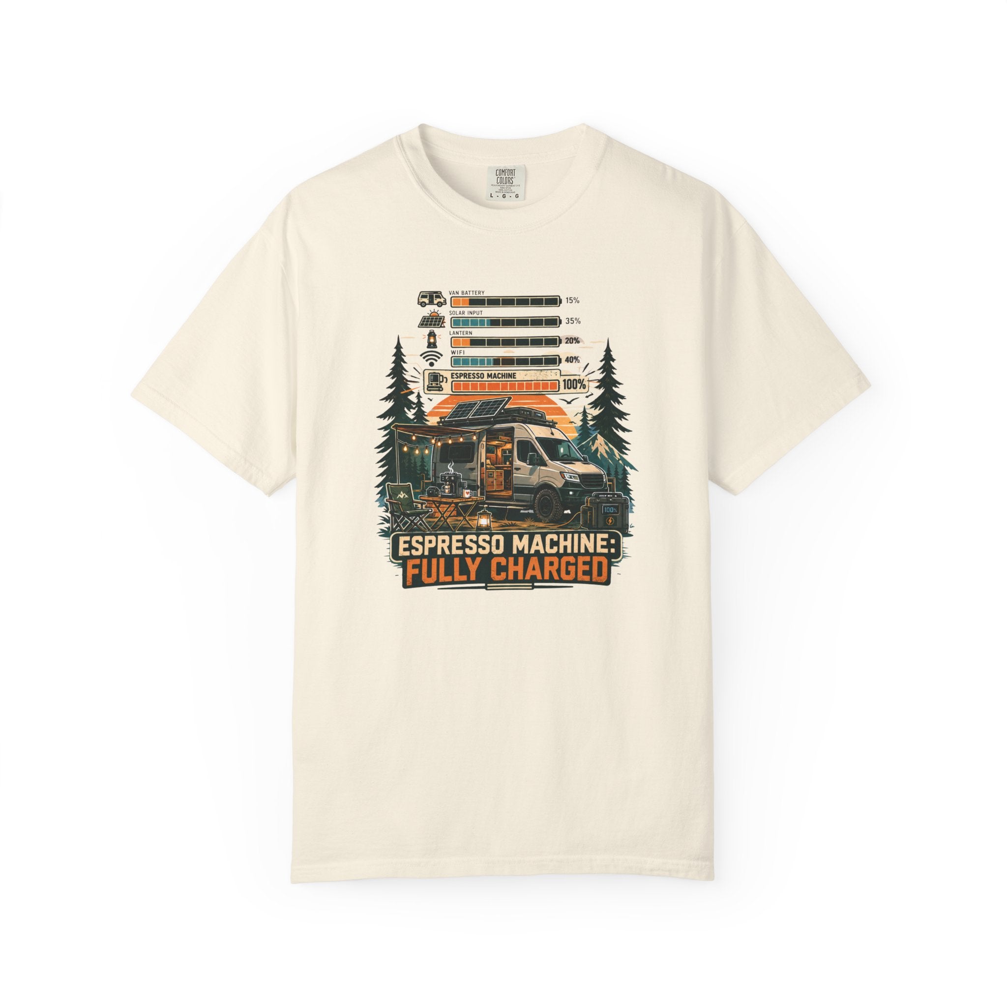 Espresso Machine Fully Charged - T-Shirt