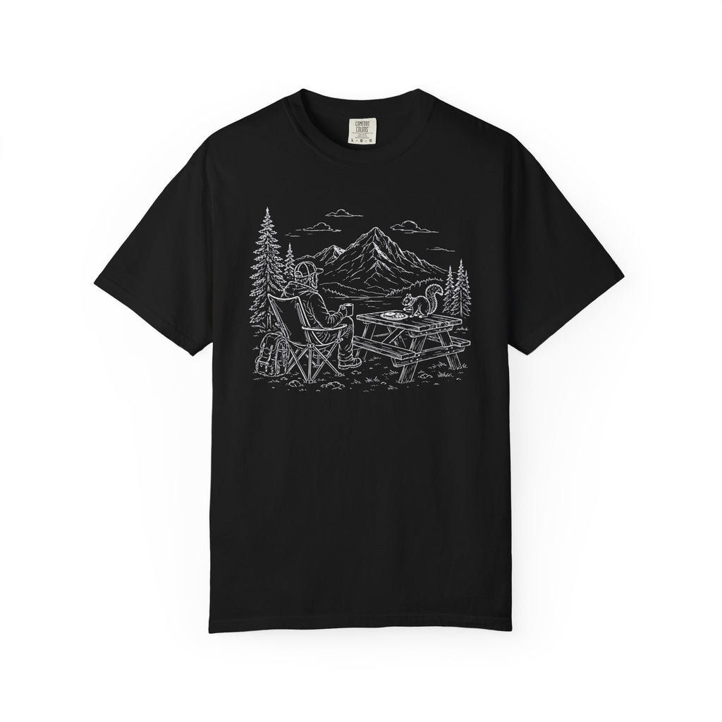 Breakfast Negotiations Favor The Squirrel - T-Shirt