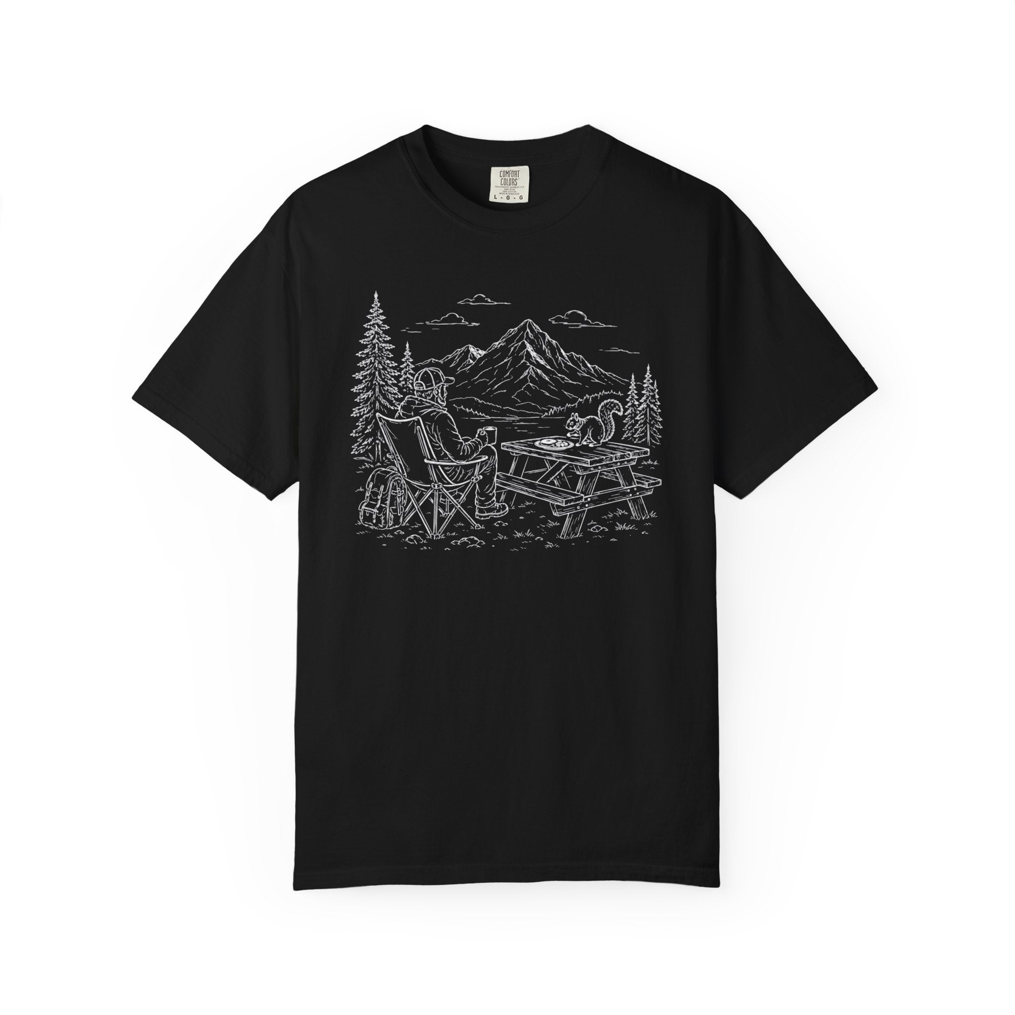 Breakfast Negotiations Favor The Squirrel - T-Shirt