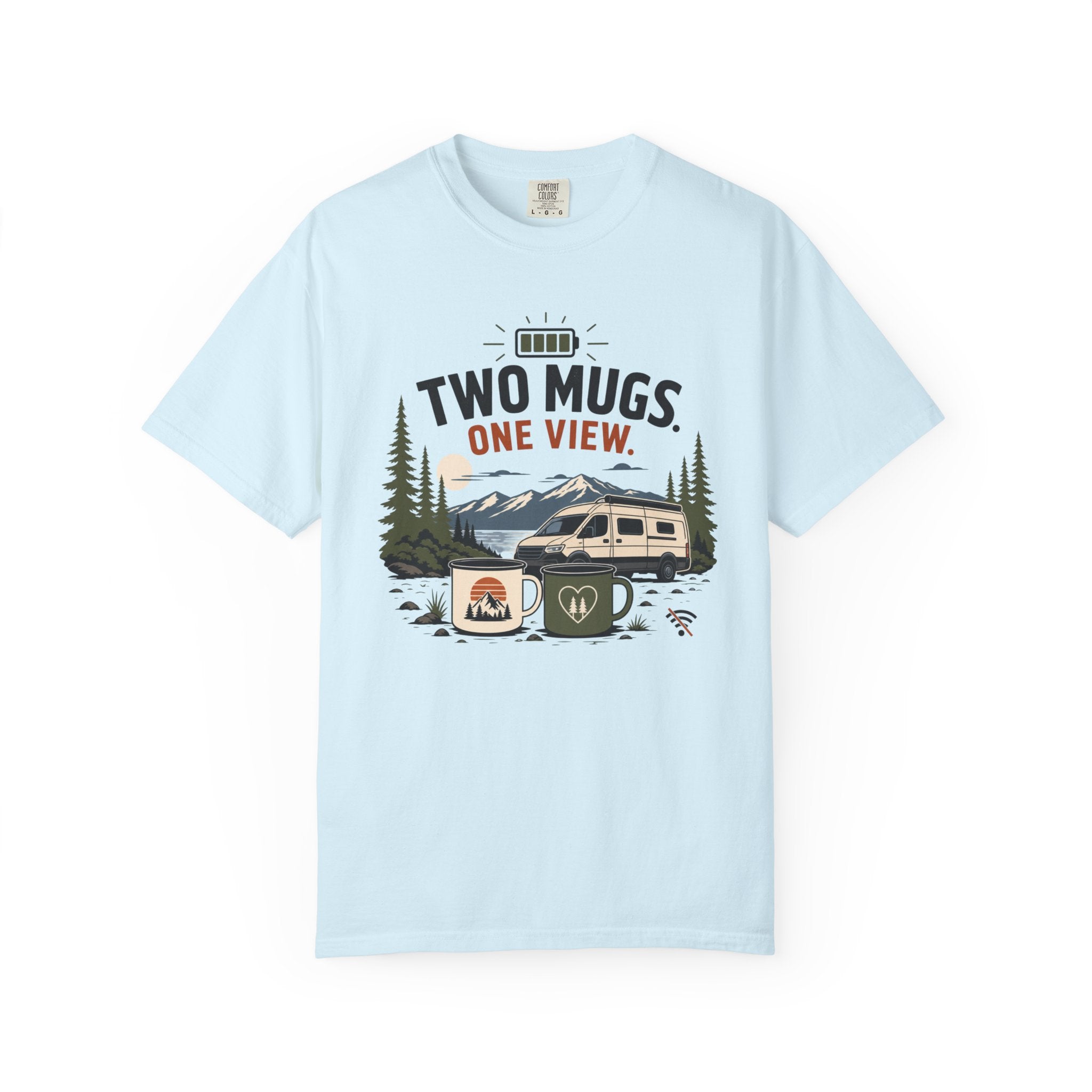 Two Mugs One View - T-Shirt
