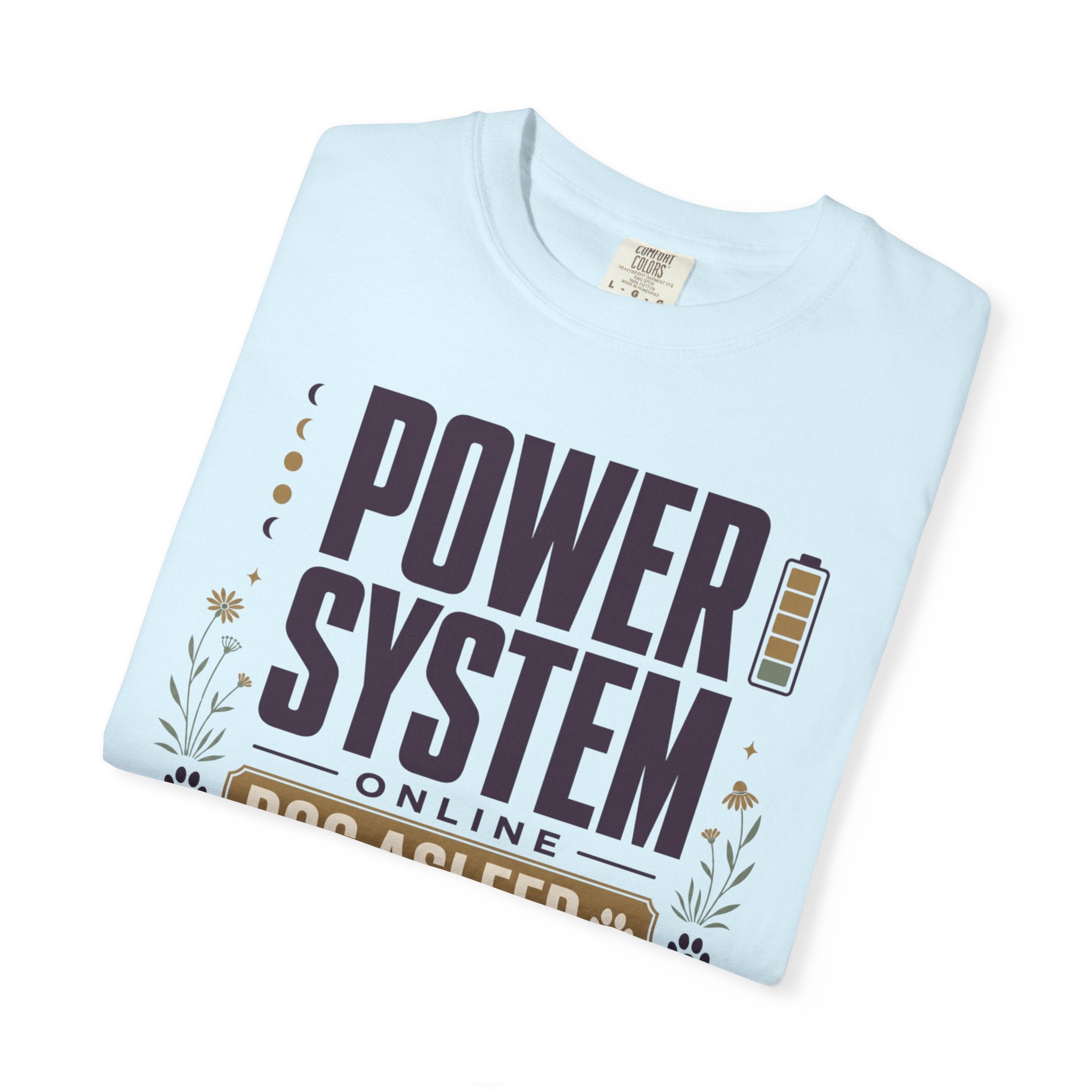 Power System Online Dog Asleep - T-Shirt