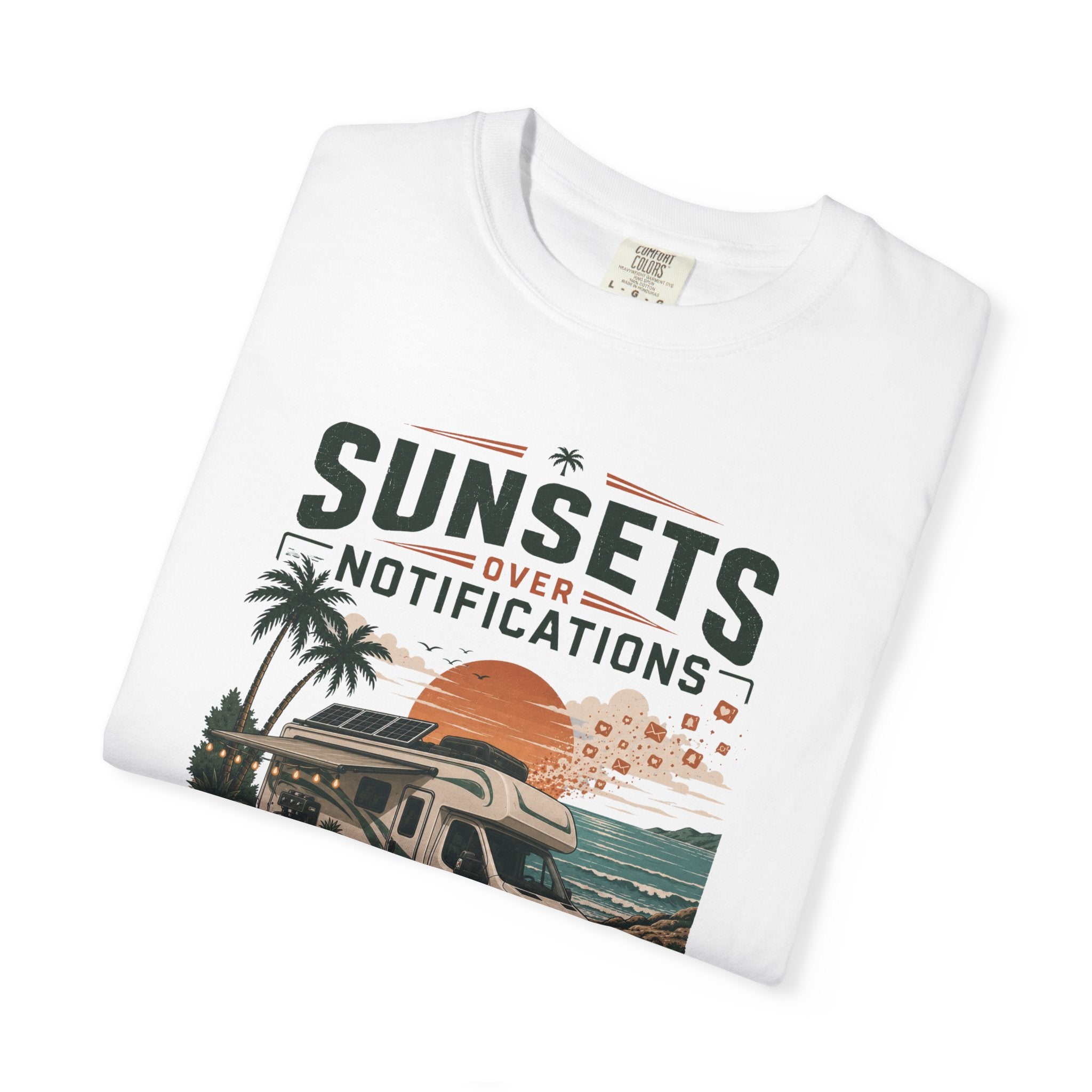Sunsets Over Notifications - T-Shirt