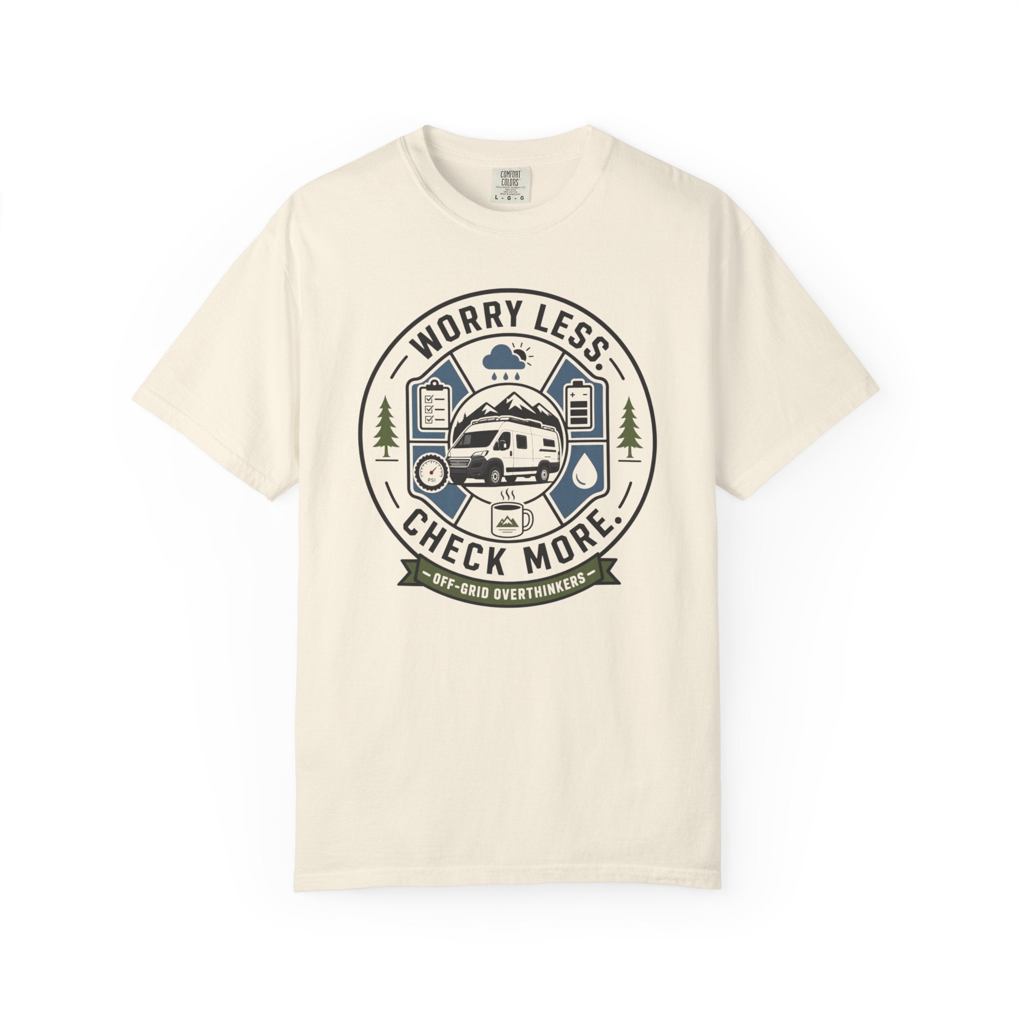 Worry Less Check More - T-Shirt
