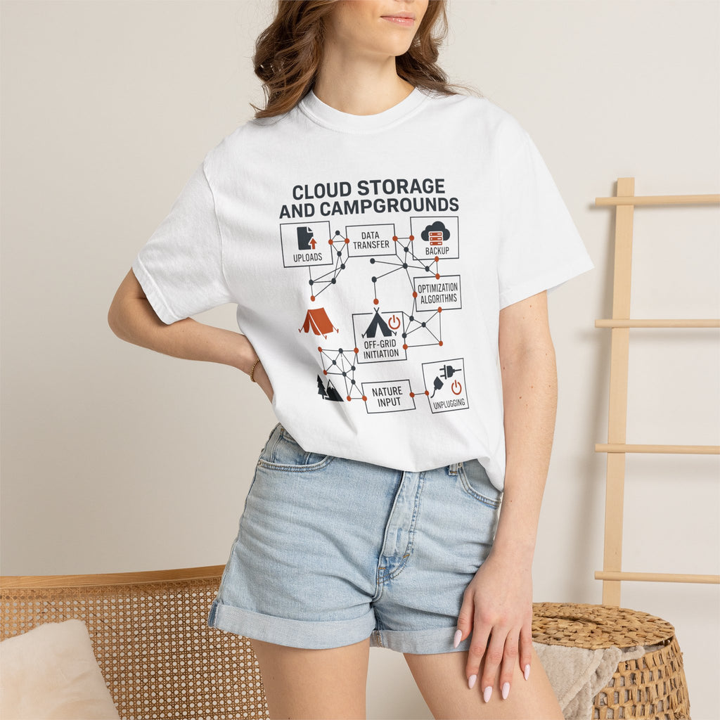 Cloud Storage And Camping Grounds - T-Shirt