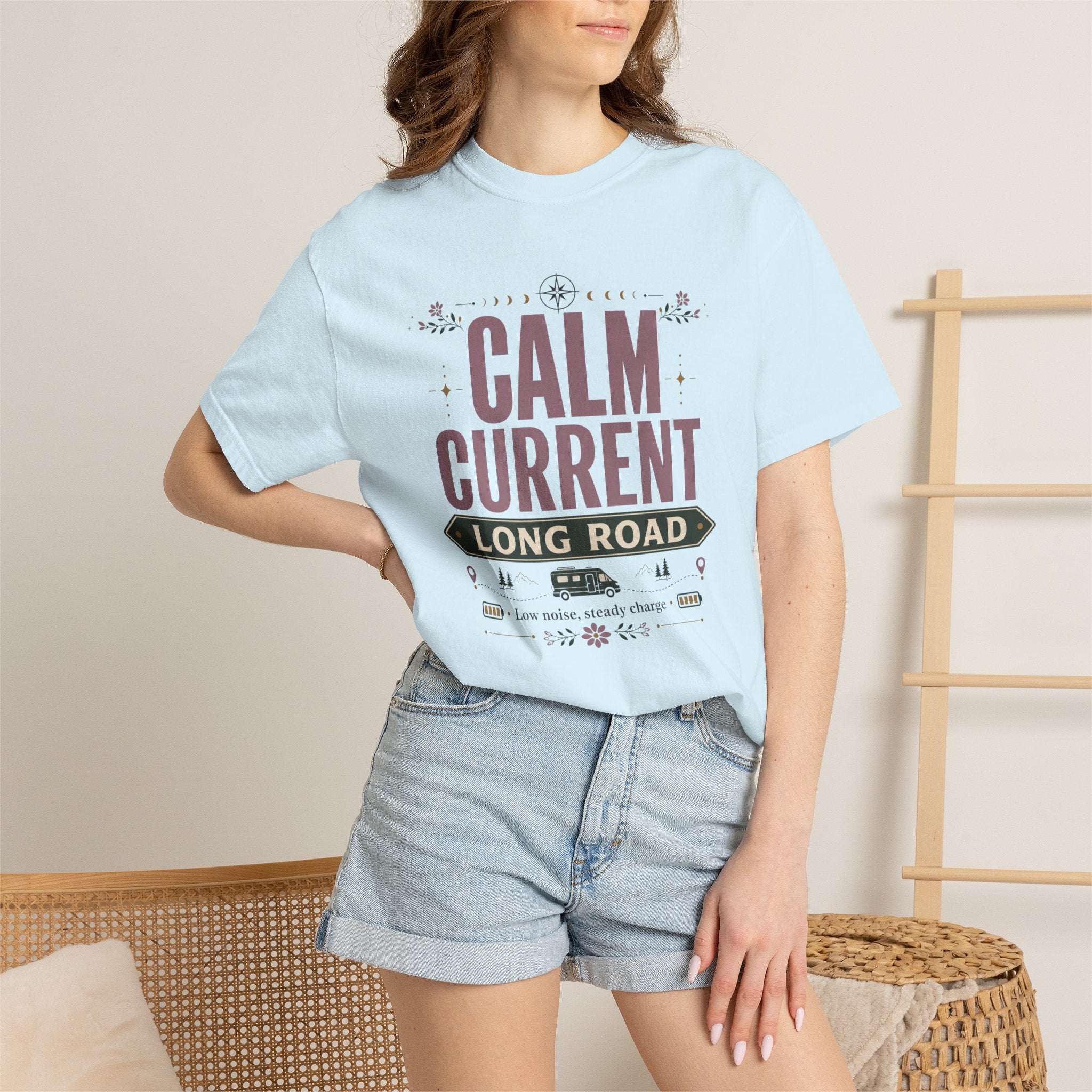 Calm Current Long Road - T-Shirt