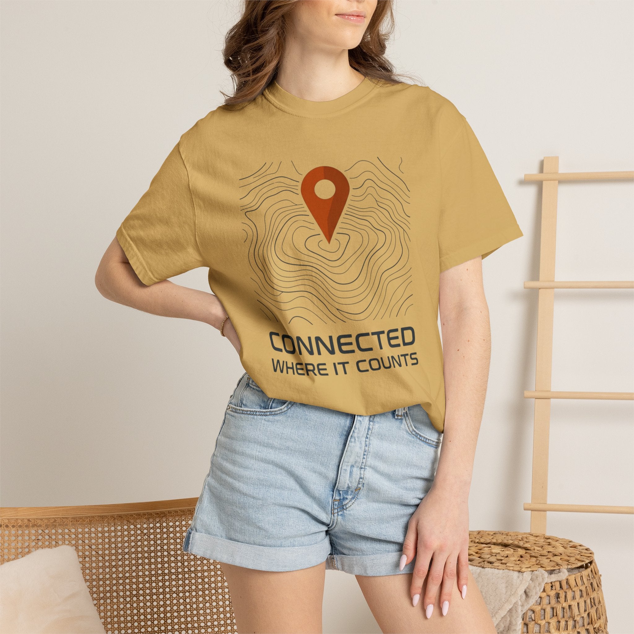 Connected Where It Counts - T-Shirt