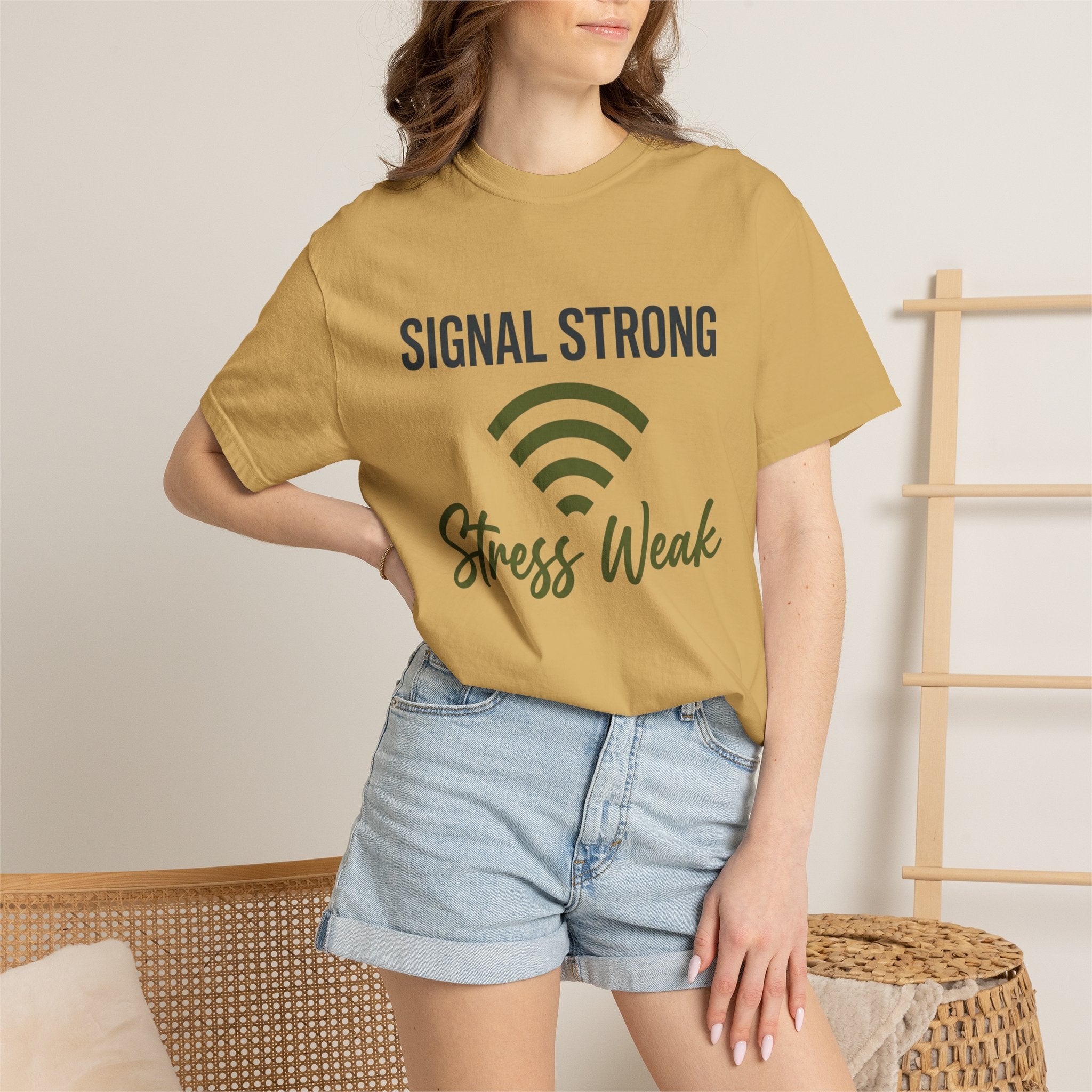 Signal Strong Stress Weak - T-Shirt