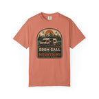 Zoom Call In The Front Mountains In The Back - T-Shirt