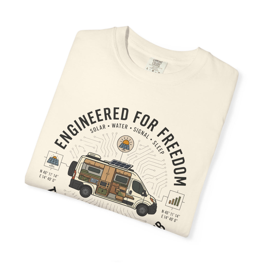 Engineered For Freedom Tiny Home Intelligence Club - T-Shirt