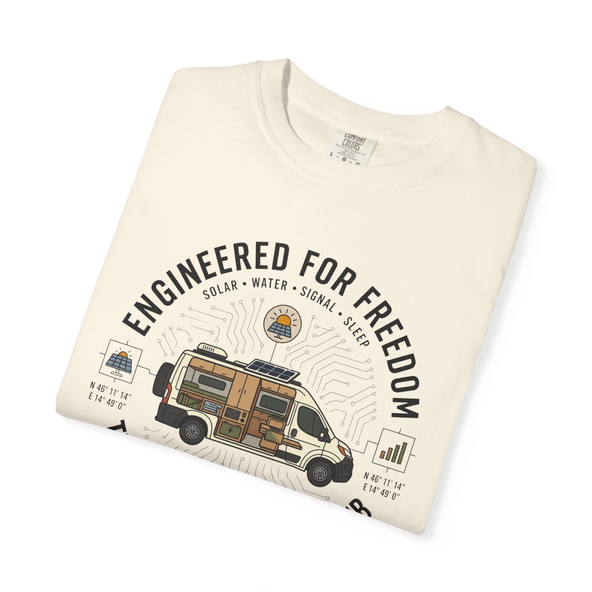 Engineered For Freedom Tiny Home Intelligence Club - T-Shirt