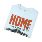 Home Is Where The Dog Jumps Out - T-Shirt