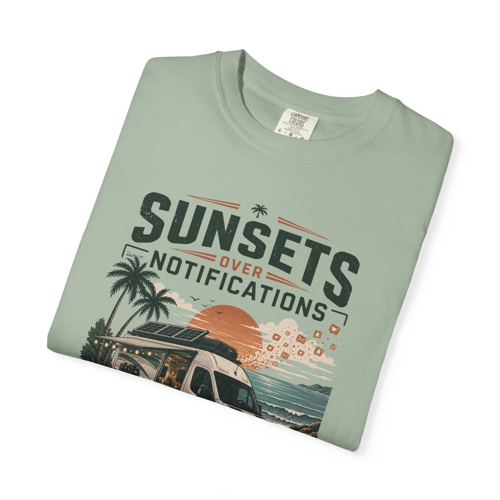 Sunsets Over Notifications - T-Shirt