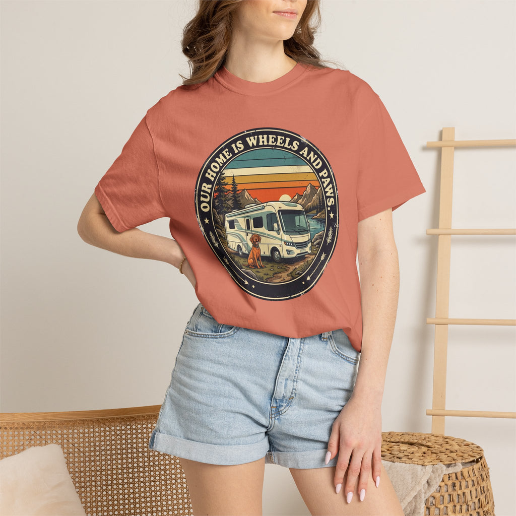 Our Home Is Wheels And Paws - T-Shirt