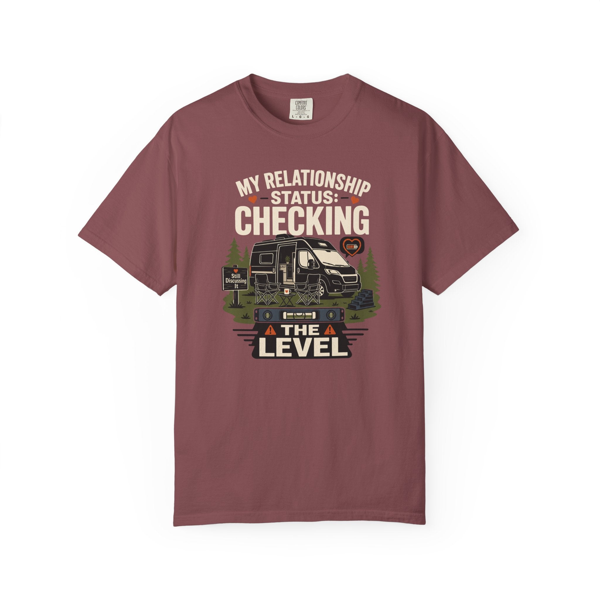 My Relationship Status Checking The Level - T-Shirt