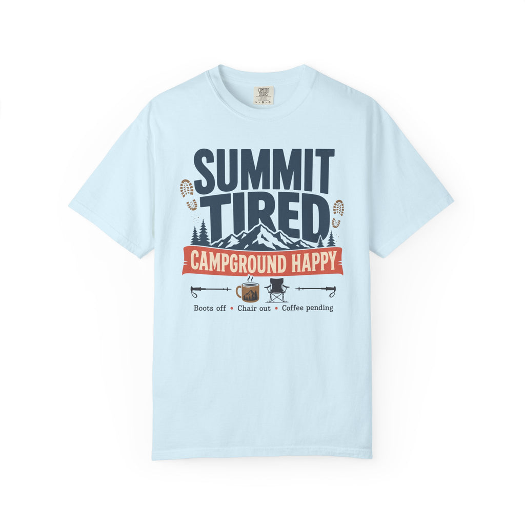 Summit Tired Campground Happy - T-Shirt