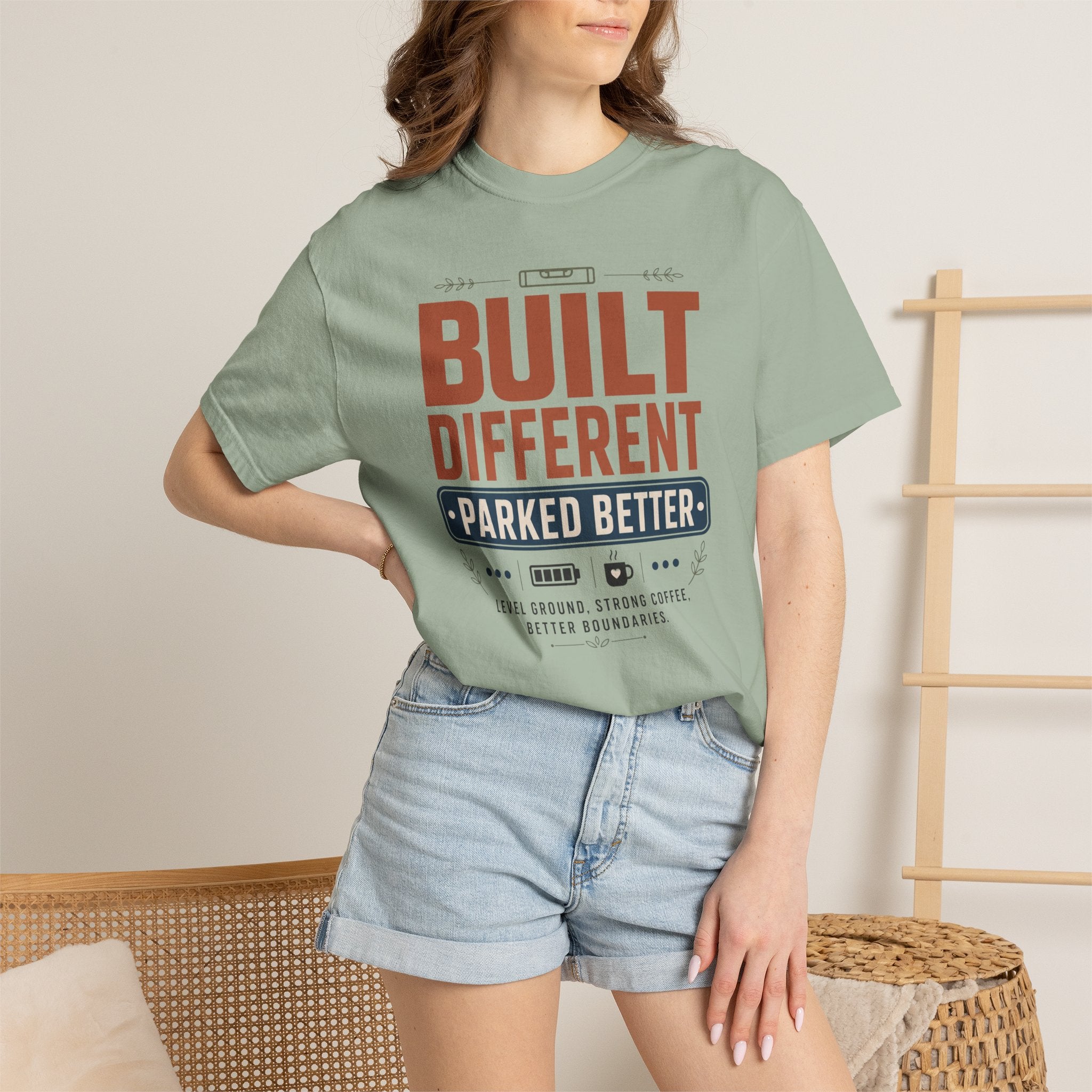 Built Different Parked Better - T-Shirt