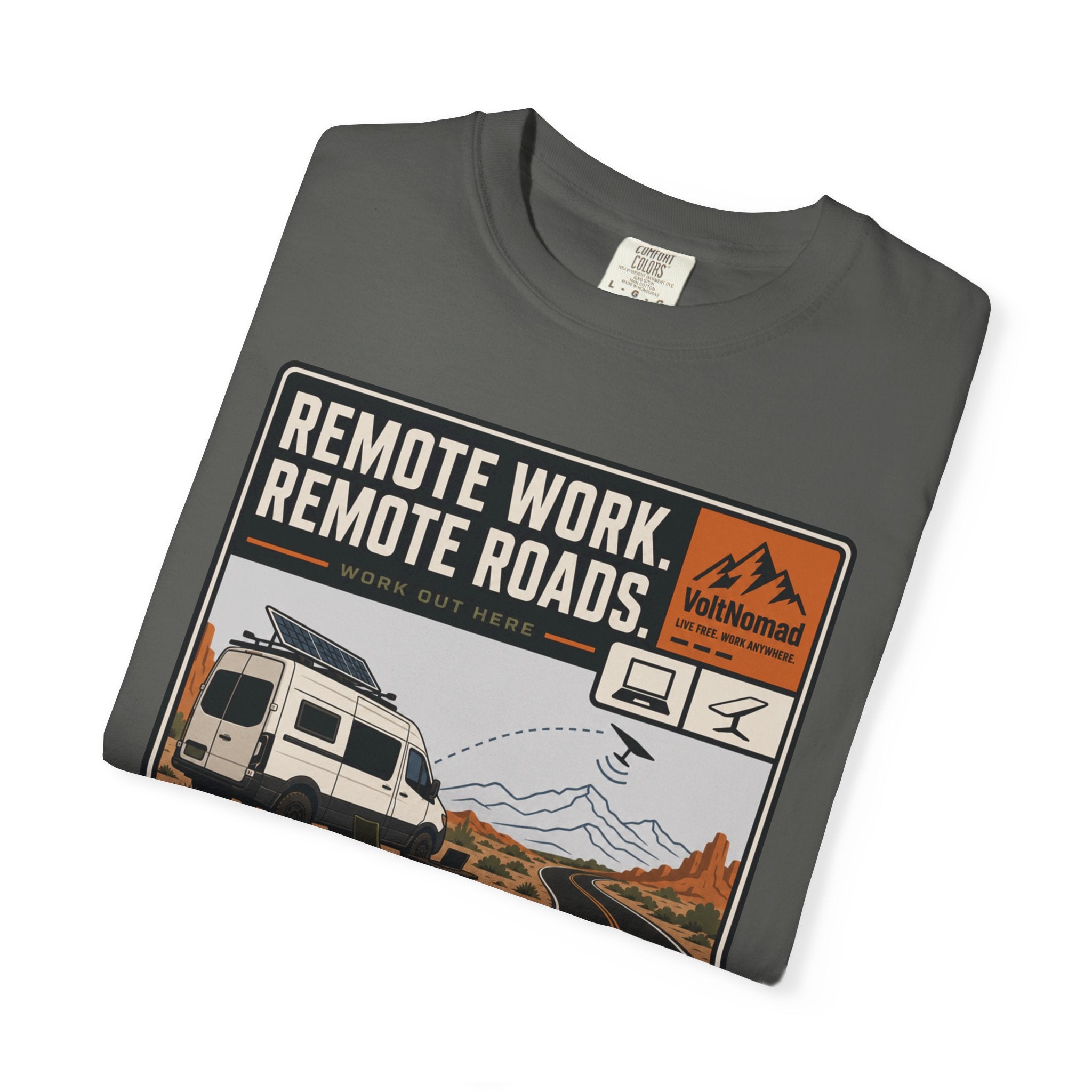Remote Work Remote Roads - T-Shirt