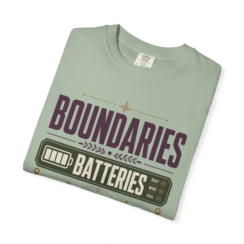 Boundaries Batteries Backup Plans - T-Shirt