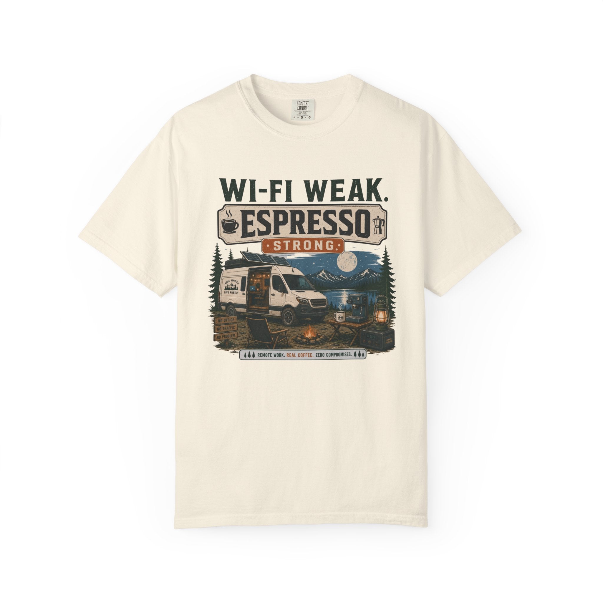 Wi-Fi Weak Espresso Strong - T-Shirt